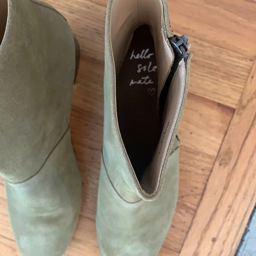 🛵 NWT Banana Republic Women 💯 real suede boots 👢size 8.5 - Picture 9 of 15